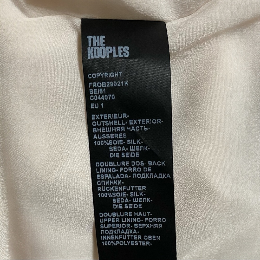 NWT The Kooples Silk Floral English Roses Maxi Dress Size 2 US M - Picture 15 of 15
